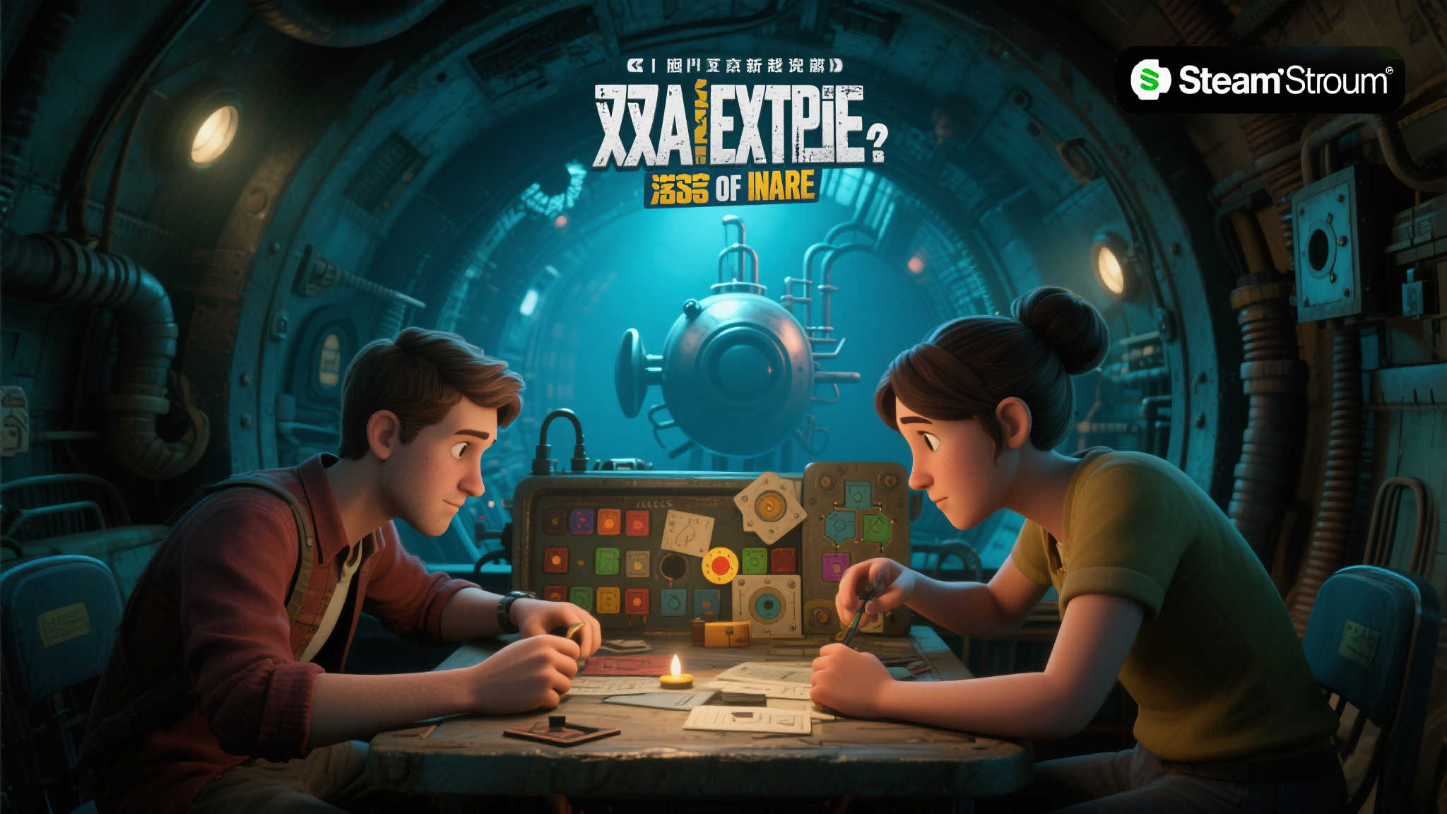 双人协作解谜游戏〈失落的潜艇〉现已登陆Steam